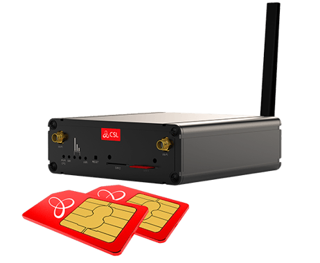 Dual SIM Router - Red SIMs